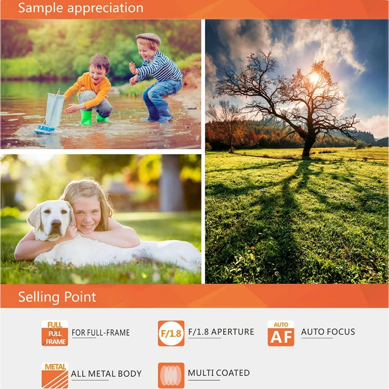 MEKE 85 мм F1.8 Полнокадровый объектив STM с автофокусом для камер Sony E Nikon Z/F Canon EF Fujifilm XF с креплением