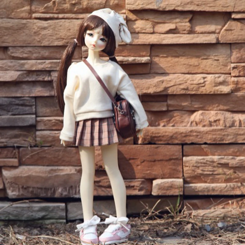 

Детская игрушка D03-P783 BJD DD SD MSD 1/6 1/4 1/3 ob24 аксессуары Guardian плиссированная юбка Базовый костюм 2 шт./комплект