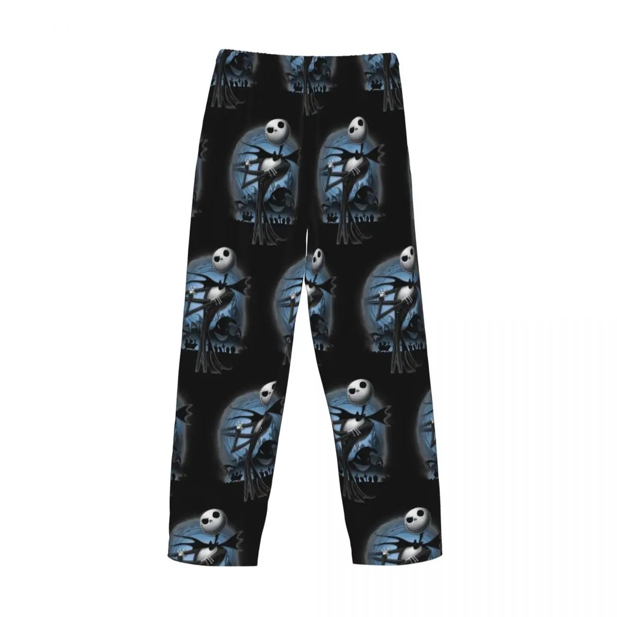 Custom The Nightmare Before Christmas Pajama Pants Sleepwear Elastic Waistband Jack Skellington Art Sleep Bottoms with Pockets