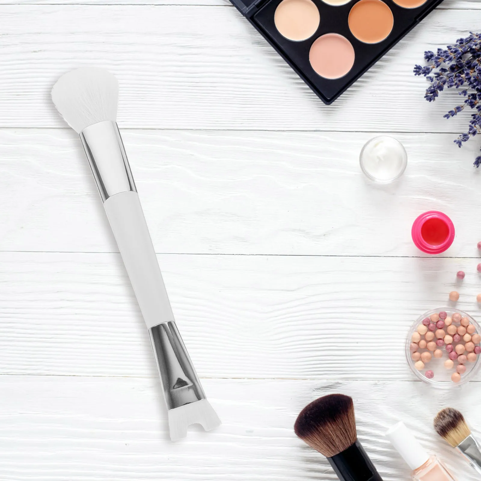 

2Pcs Blush Brushes for Nose Makeup Multipurpose Contouring Brush Long-Lasting Portable Ideal for Women Girls Beginners