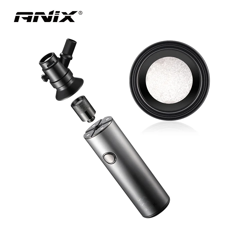 Original Anix Aquarius Wax Pen Kit 1100mAh 10S Pre-heating 0.5ohm Quartz & Ceramic Heating Element Variable Voltage Vape pen