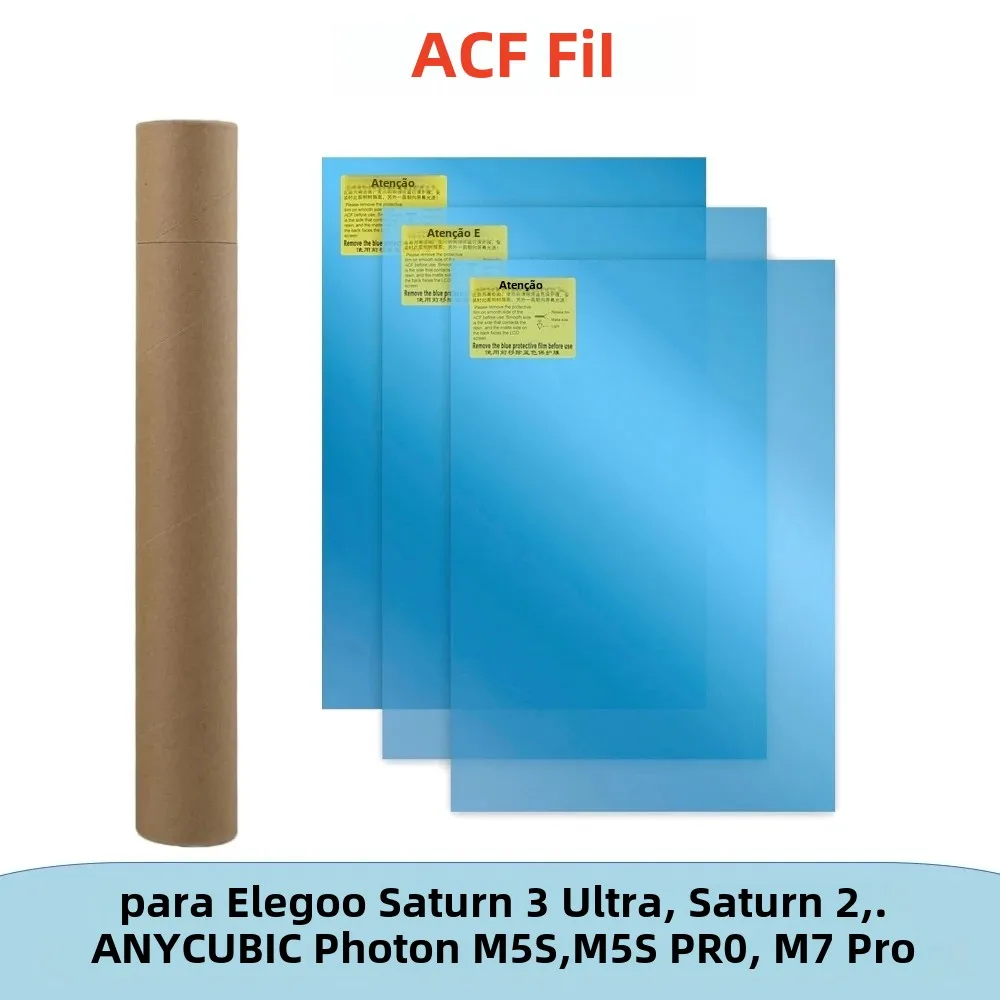 Filme Acf Tamanho a4 210*290mm, 3 Peças para Phrozen Sonic Poderoso 4k Saturno 3 - imagem 1