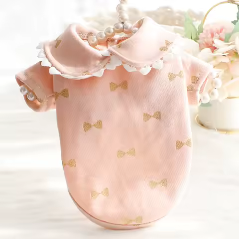 Dog T-shirt Pajamas Spring Summer Dog Clothes Shirt Coat Doggie Cat Puppy Yorkshire Clothing Pomeranian Poodle Bichon Costumes