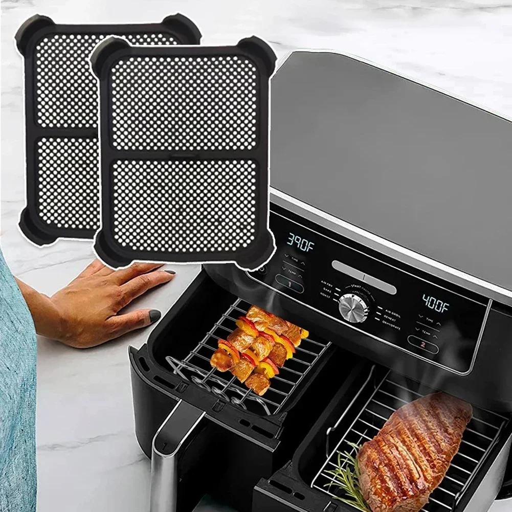 Air Fryer Component Guard for NJ AF400 AF451 DZ401 with Silicone Perforations that Allow Proper Air Circulation During Cooking