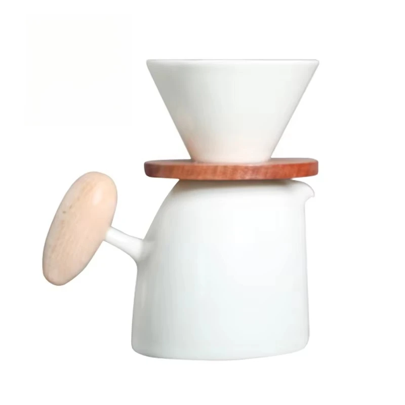 

Hand filter pot Coffee machine set Ceramic coffee dripper set with filter cup