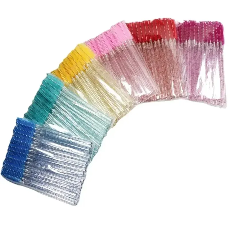 Disposable Eyelash Brushes 50Pcs False Lashes Extension Mascara Wands Makeup Beauty Tools for Professional Salon Use