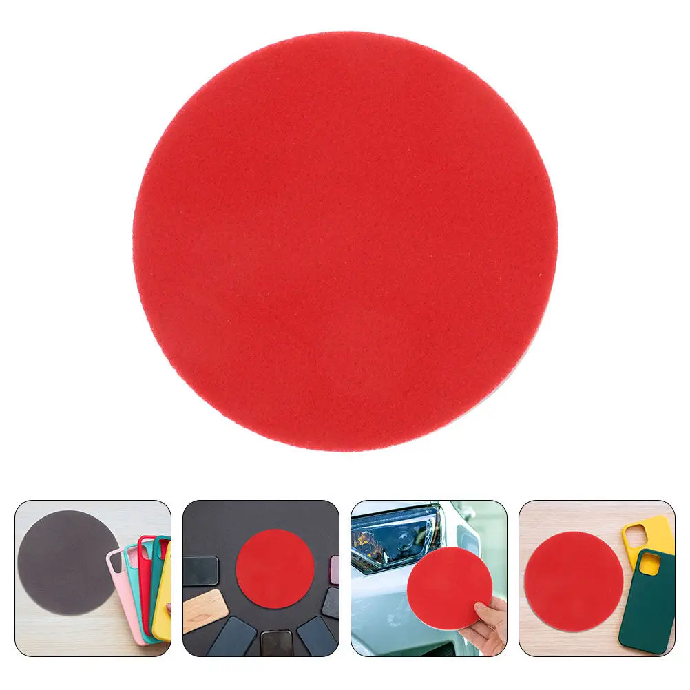 

Bowling Ball Cleaning Polishing Pads Round Sanding Sponge for Oil Sweat Grime Removal Enhances Accuracy Grip Performance