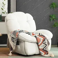 Power Recliner Chair, Massage Chair Recliner with Heated, Modern Swivel Rocking Recliner Chairs for Adults with USB, USB-C