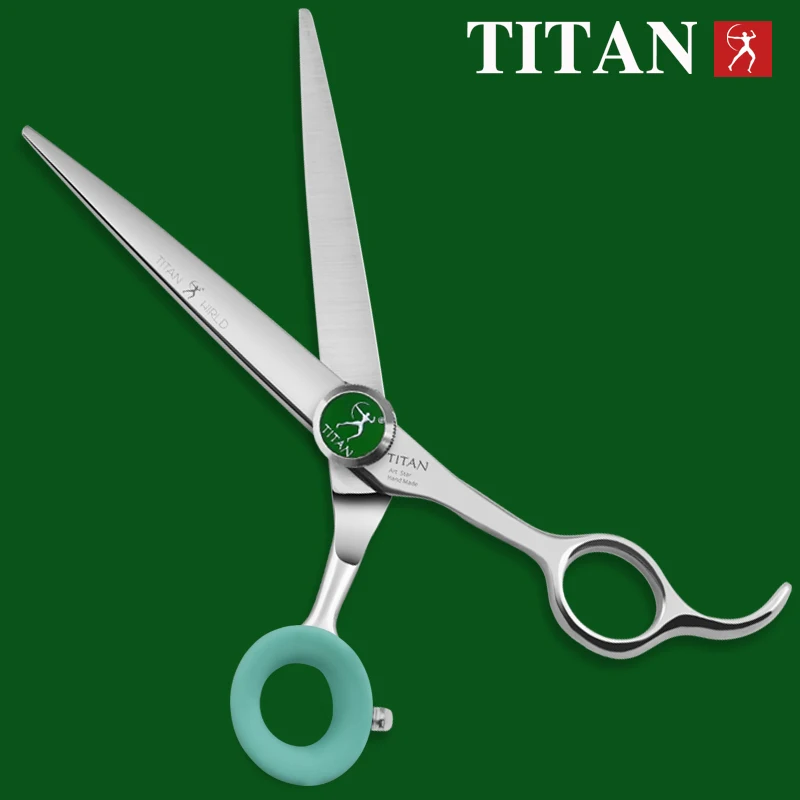 TITAN 7.0 inch professional grooming scissors pet tools dog cut thinning machine Japan steel