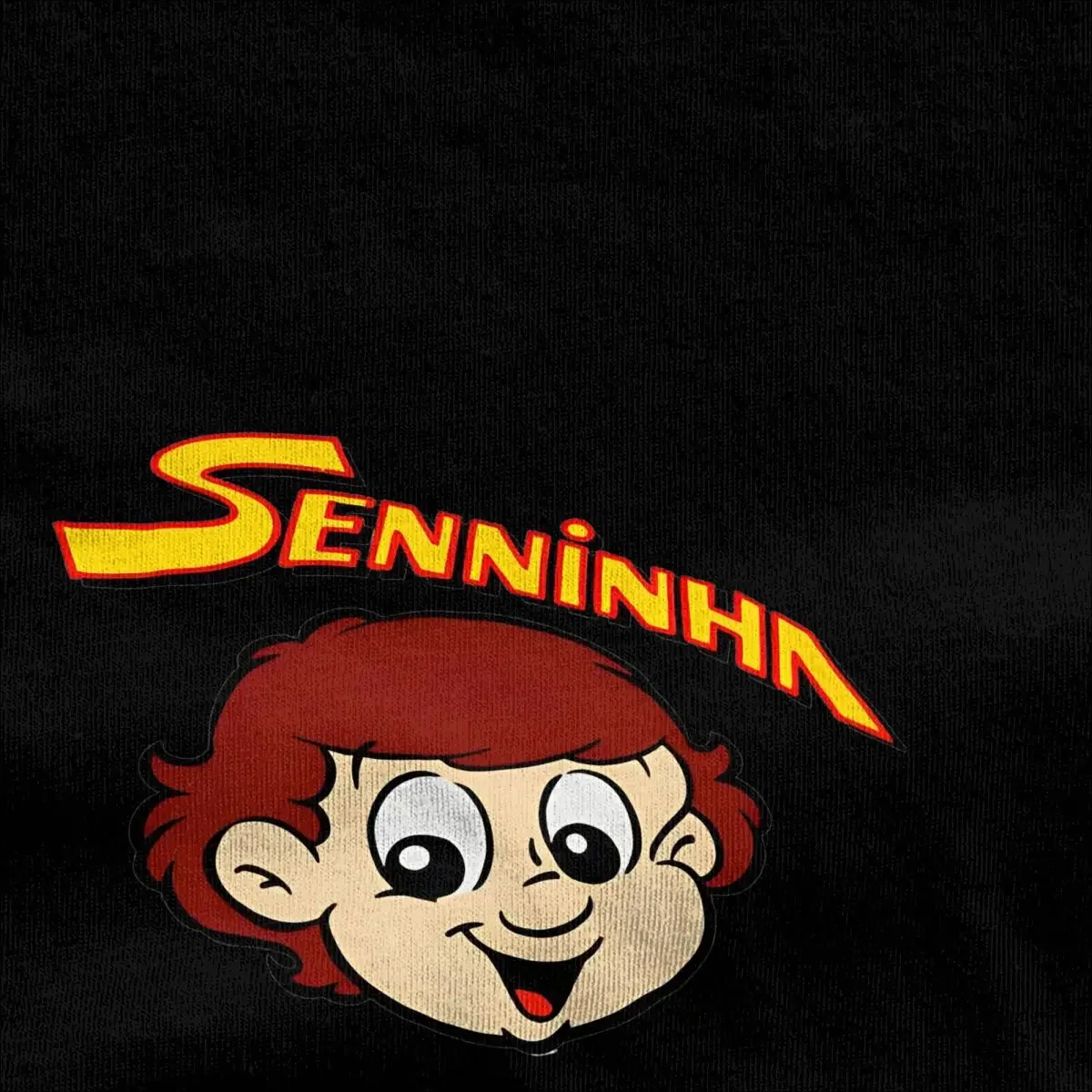 Senninha Ayrton T Shirt Summer Senna Cartoon Art Vintage T-Shirts Cotton Popular Tee Shirt For Men Short Sleeve Custom Logo Tops