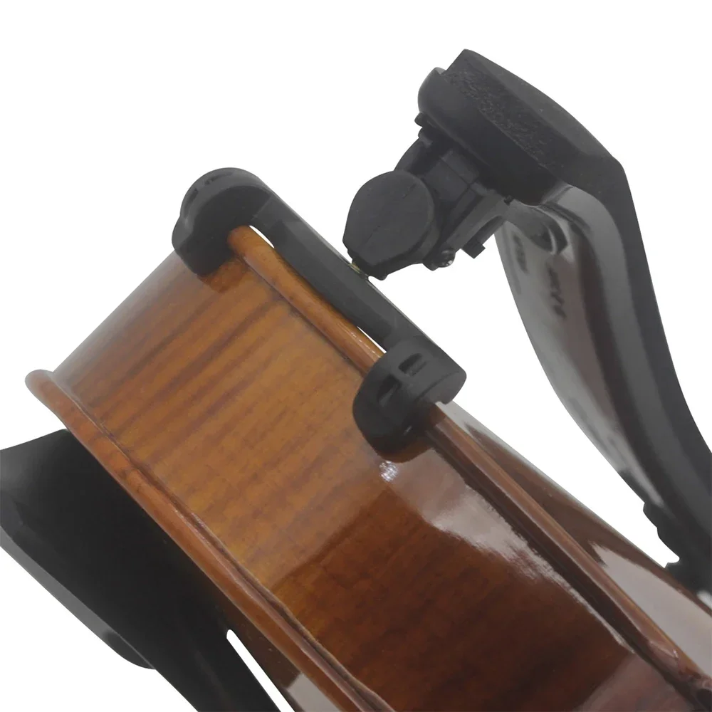M MBAT Violine Schulterstütze Einstellbar ABS Schwarz Für 3/4 4/4 Violine Saiteninstrument Zubehör Hochwertige Schulterstütze – Detail 10