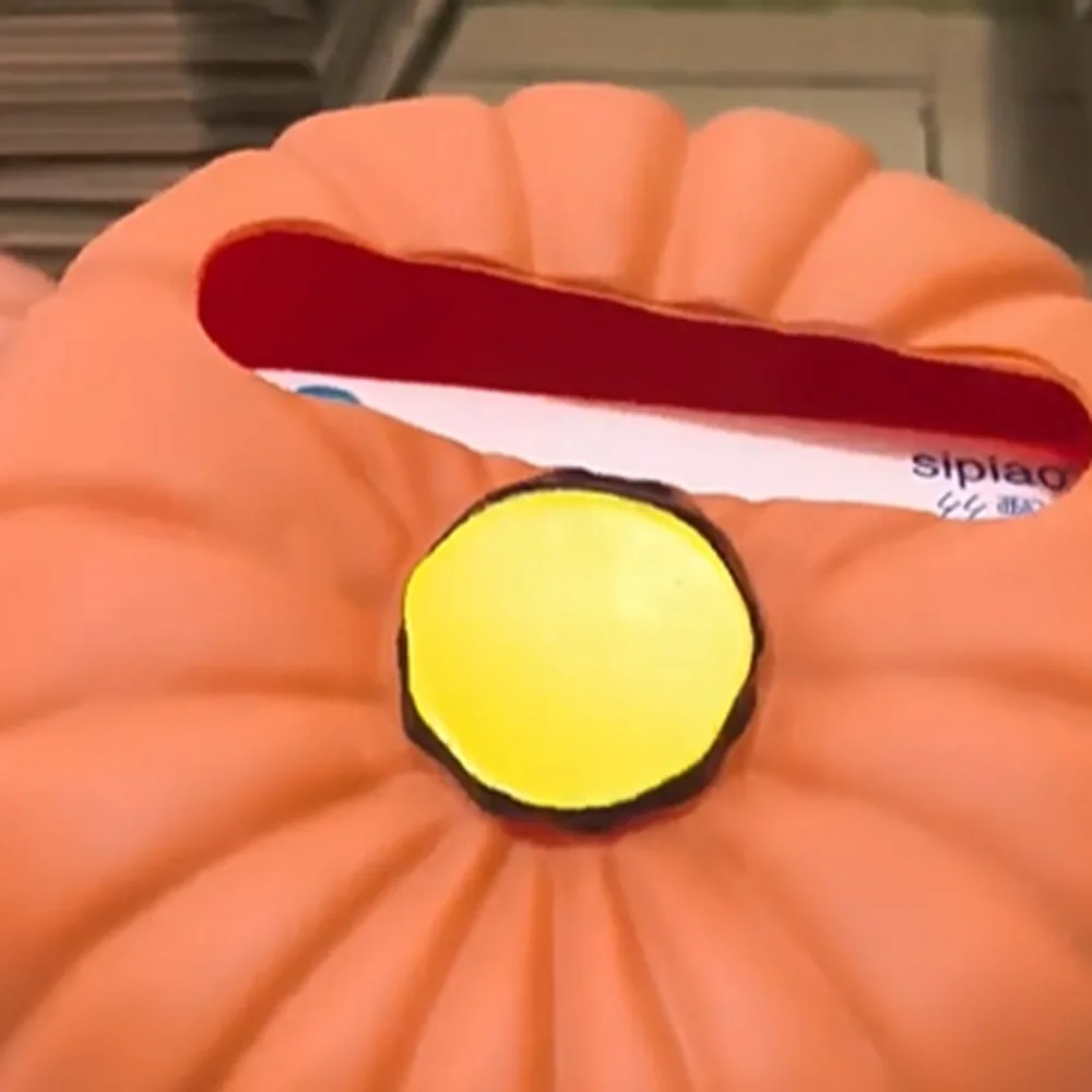 Насос на Хэллоуин Распределительная коробка для салфеток Модель гноса Игрушка Коробка для хранения бумаги с тыквой Коллекционное декоративное украшение в виде тыквы