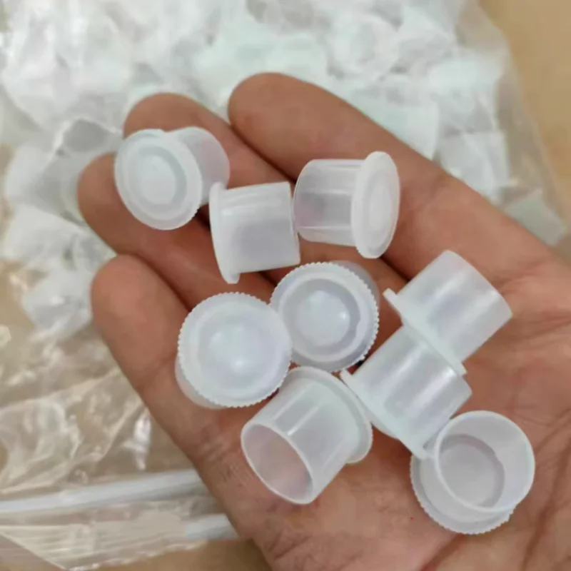 100 Uds nuevo 7mm 9mm 12mm 14mm boquilla de tamaño interior rociador tuerca de plástico boquilla de inyector diésel CR tapa antipolvo piezas de diámetro para Bosch