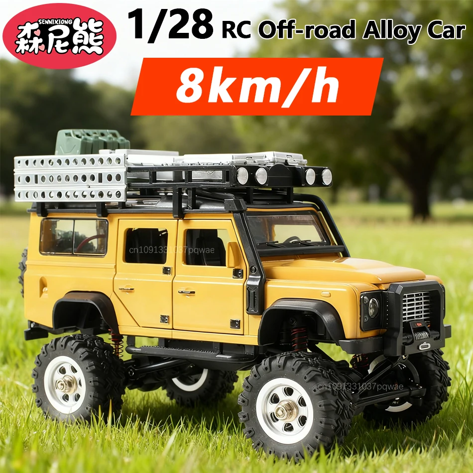 

SENNIXIONG 1/28 4x4 RTR Remote Control Off-Road Car Rock Crawler All Terrain Vehicle Climbing Truck Toy for Adult Holiday Gift