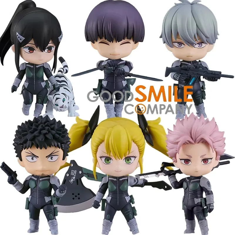 Good Smile Original Nendoroid GSC Kaiju No. 8 Figuras de Acción de Anime de Hibino Kafka, Ashiro Mina, Reno, Ichikawa Shinomiya y Kikoru