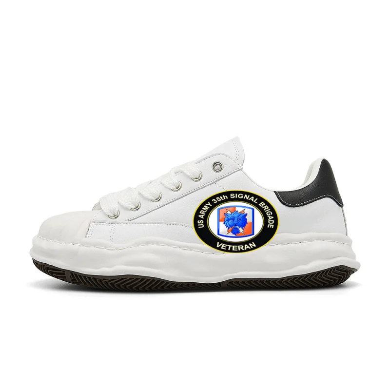 

US Army 35th Signal Brigade VeteranVintage Fashion Street Sneakers，The design is retro, stylish, comfortable, and versatile，Suit