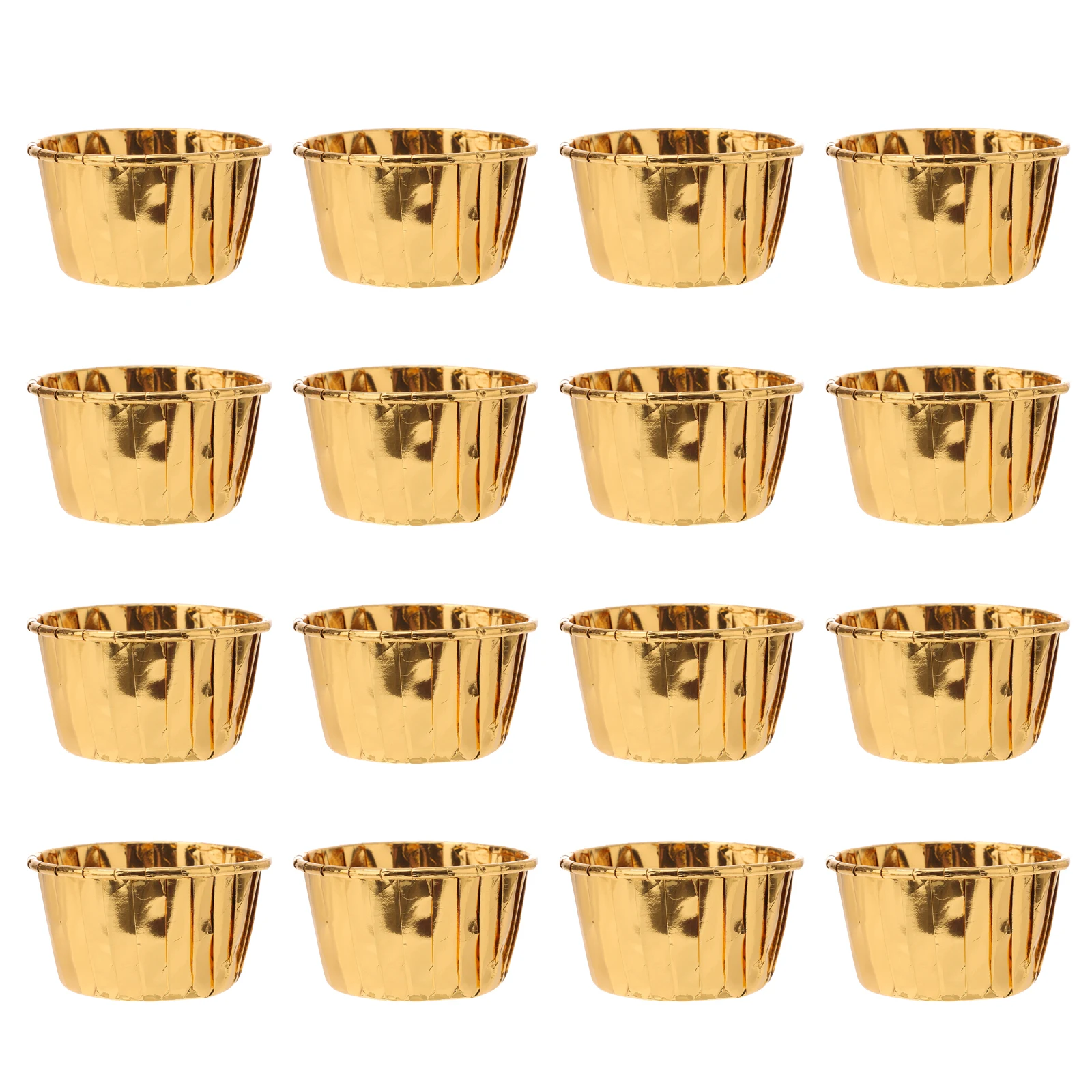 

50pcs Baking Paper Liners Heat Baking Cups Resistant for Cupcakes Muffins Disposable Foil Cake Wrappers Home Bakery