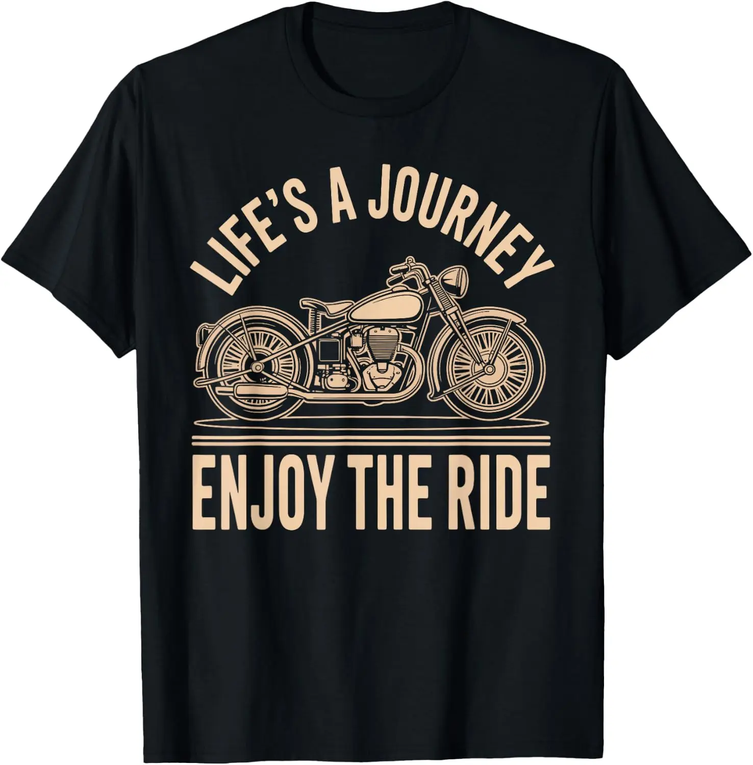Design For Men Women Motorbike Motorcycle Lover T-Shirt 100% Cotton Trendy Y2K Short-Sleeve Tee-Soft, Quick-Drying,