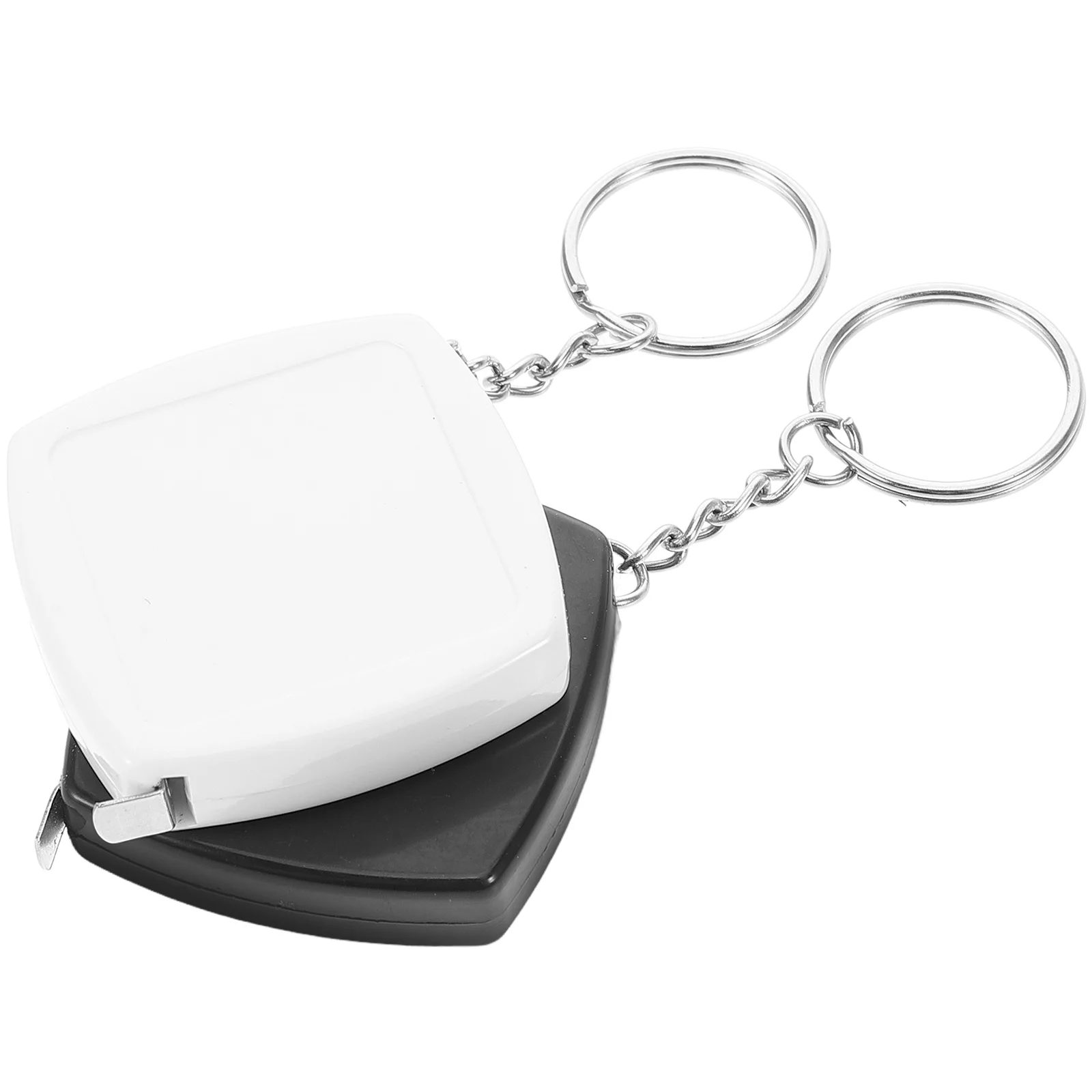 

2Pcs Pocket Tape Measure Keychain Compact Mini Measuring Tape Flexible Measuring Tool with Inches Centimeters Scale