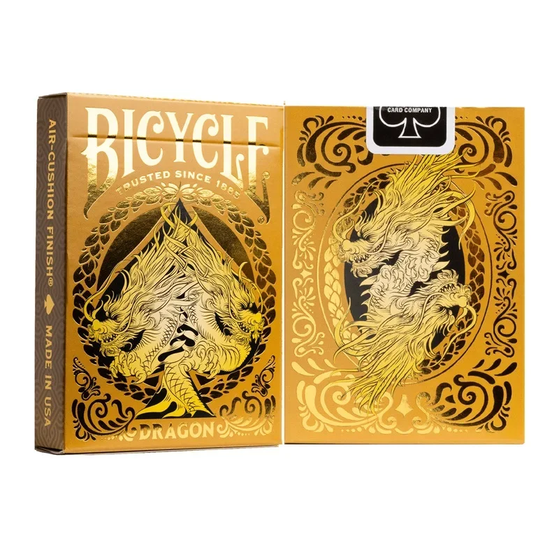 Bicycle Gold Dragon Playing Cards Deck Collection Poker Card Games Magic Tricks for Magician