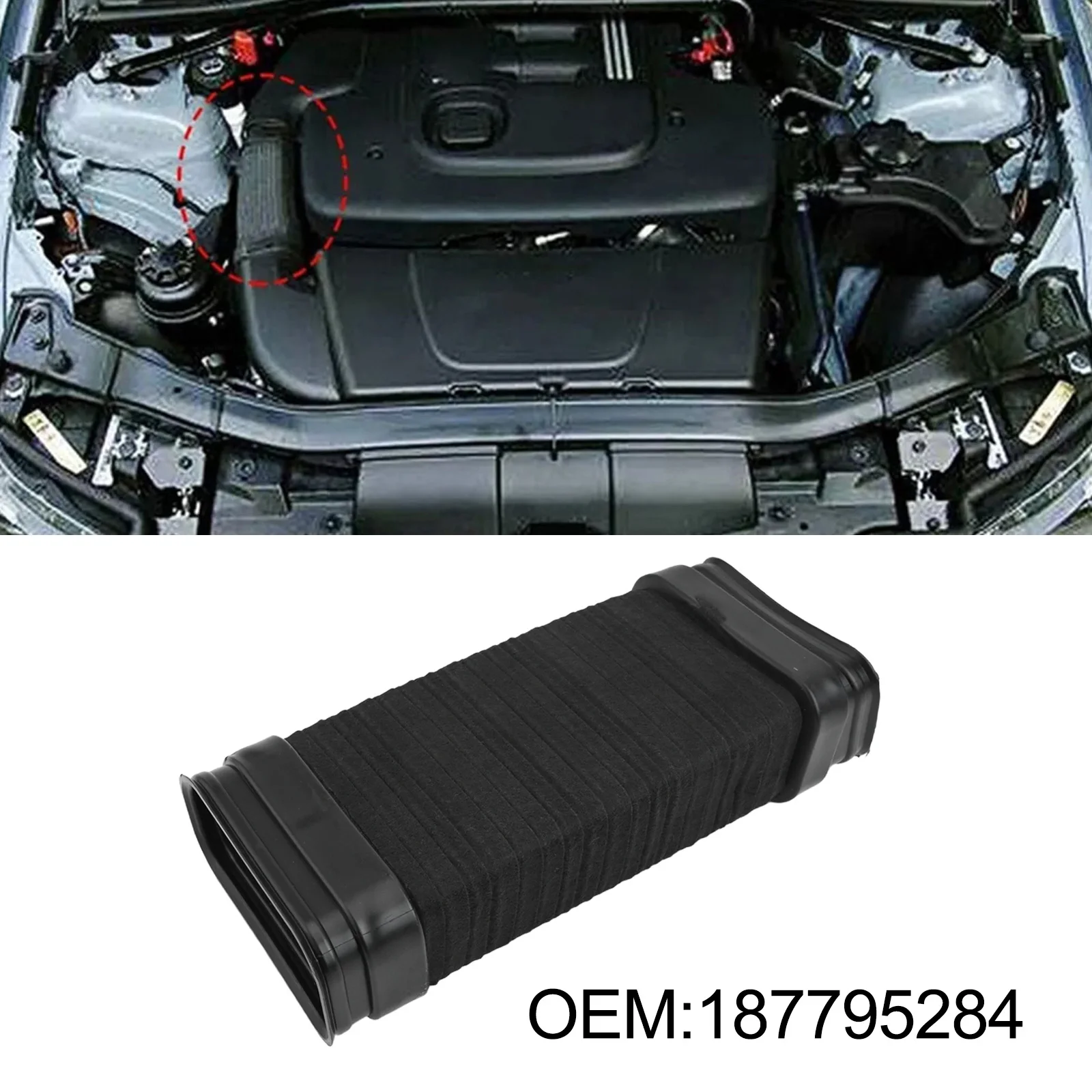 High Performance Engine Air Intake Hose Pipe Tube for BMW Series for e90 E91 M47N2 Compatible with Models 318d and 320d