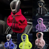 VIKEFON Car Gear Shift Washable Hoodie Decoration Funny Car Shift Lever Handle Kit Creative Universal Car Interior Accessories