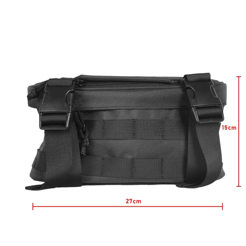 Universal Military Grade Waterproof Motorcycle Saddle Bag 1680D Nylon Multi Pocket UV Resistant