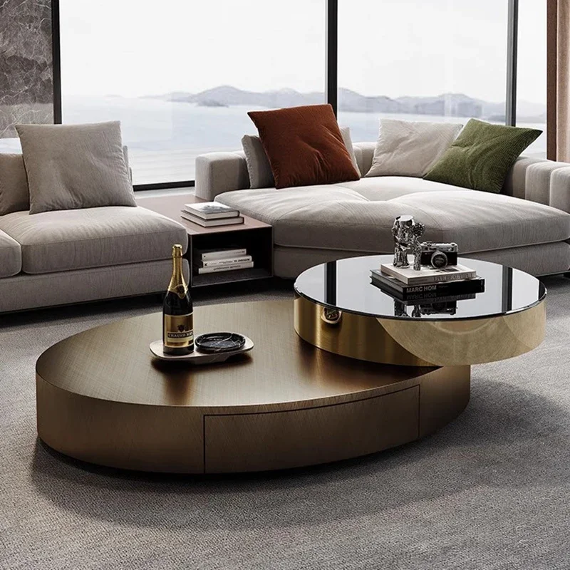 

Oval Antique Coffee Table Lunique Metal Design Nordic Coffee Table Floor Luxury Muebles Auxiliare Living Room Furniture