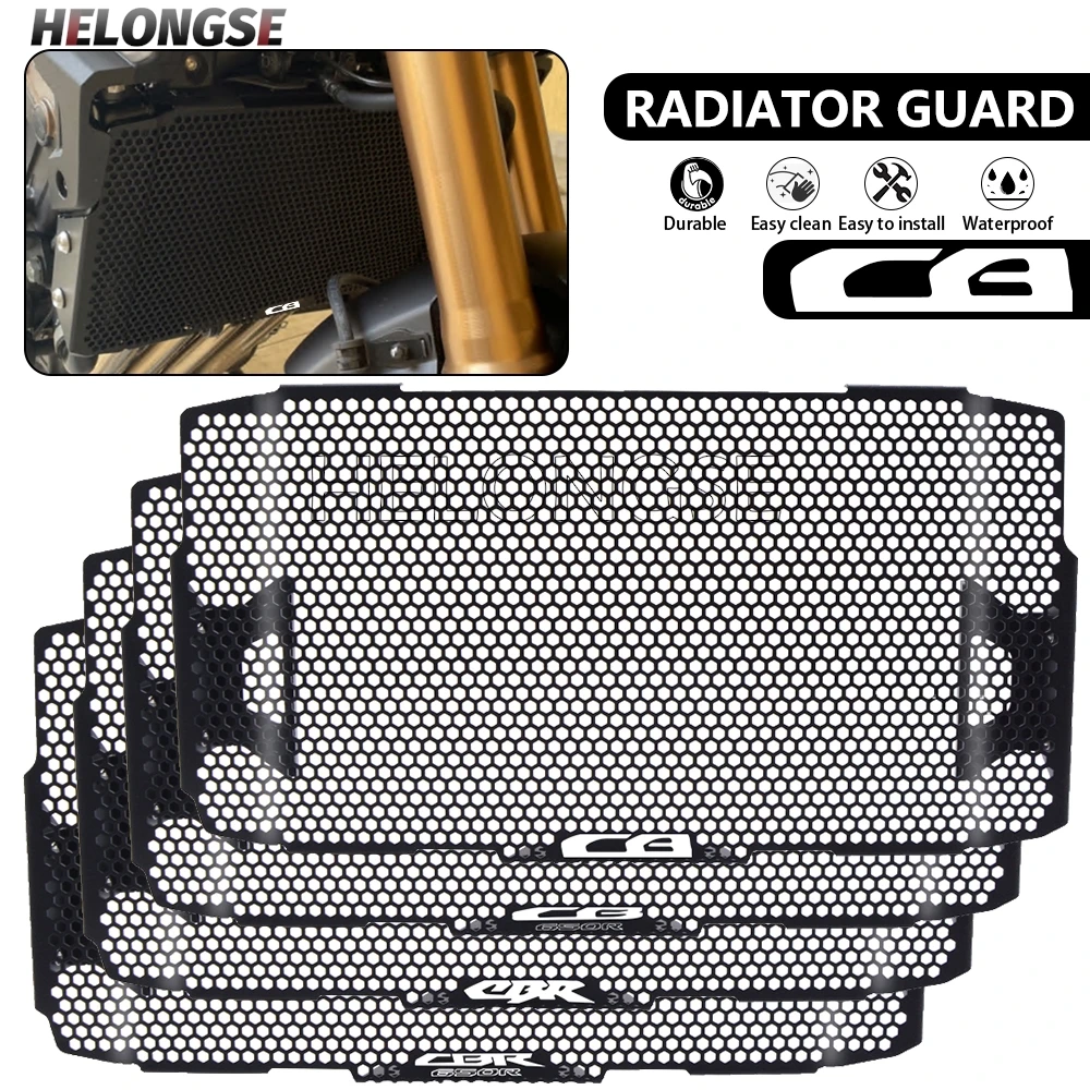 For Honda CB650R 2019 2020 2021 2022 2023 2024 2025 2026 CB 650R Neo Sport Cafe Motorcycle Radiator Grille Guard Cover Protector 2