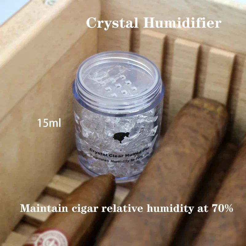 Humidificateur à cigares en gel cristal, pot hydratant pour tabac, petits gadgets d\'humidification, 2024