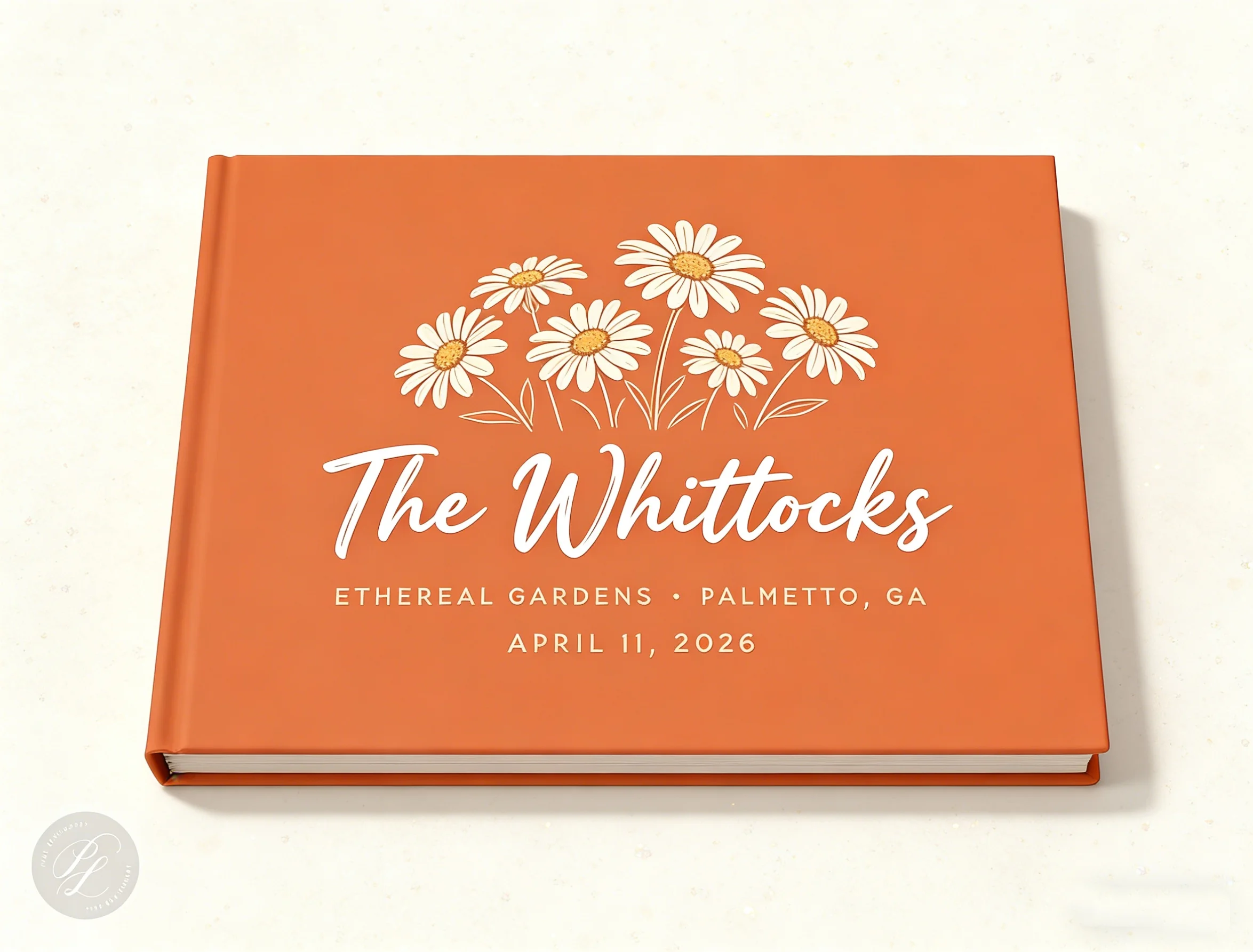 

Elegant Venue Sketch Foil Wedding Guest Book | Custom Hardcover Sign-In Album | Personalized Names & Date Wedding Keepsake Gift