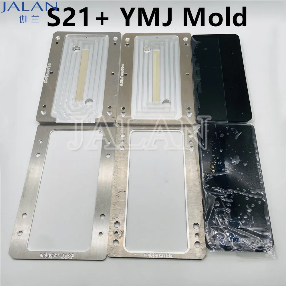 

YMJ форма сломанный ЖК-дисплей для SM S21 + сенсорный экран стекло замена ремонт положение ламинирование OCA Unbent Flex Mold