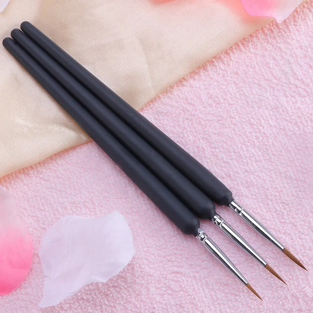 6Pcs Elegant Long Handled Painting Brushes Line Drawing Pen Water Color Brush Oil Paint Brush for Students Adults Artists