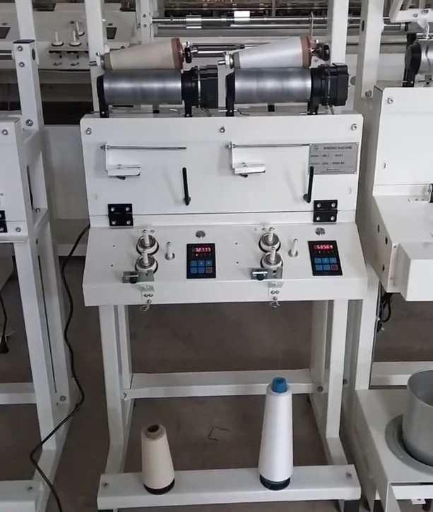2spindle Cone to Cone Yarn Winding Machine for Yarn Dyeing Factory Lab