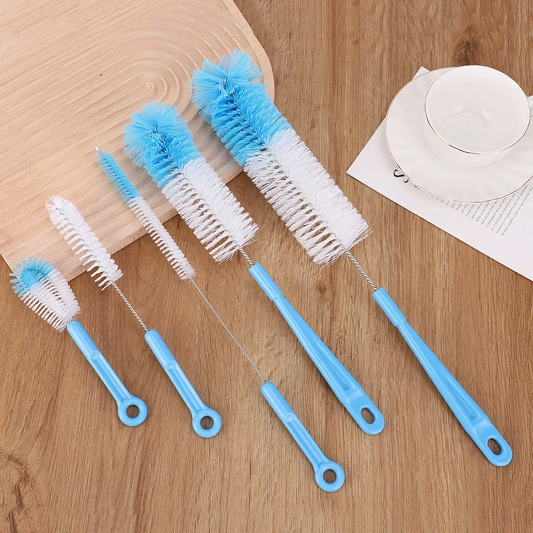 Extended Cup Brush Multifunctional Cup Cleaning Curved Bottle Mouth Milk Bottle Wine Bottle Fine Mouth Brush