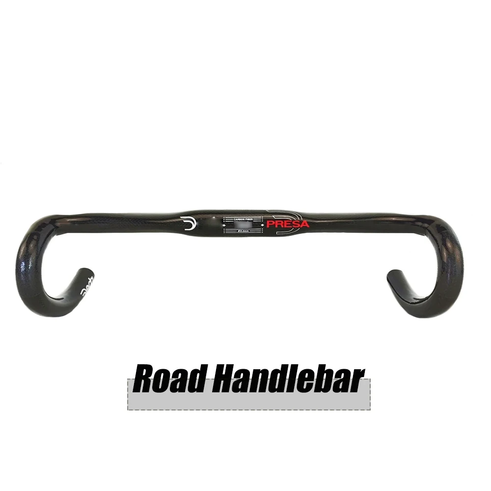 Carbon Fiber Road Bike Handlebar T800 Drop Road Bar 380-440mm 3K Gloss Bicycle Accessories