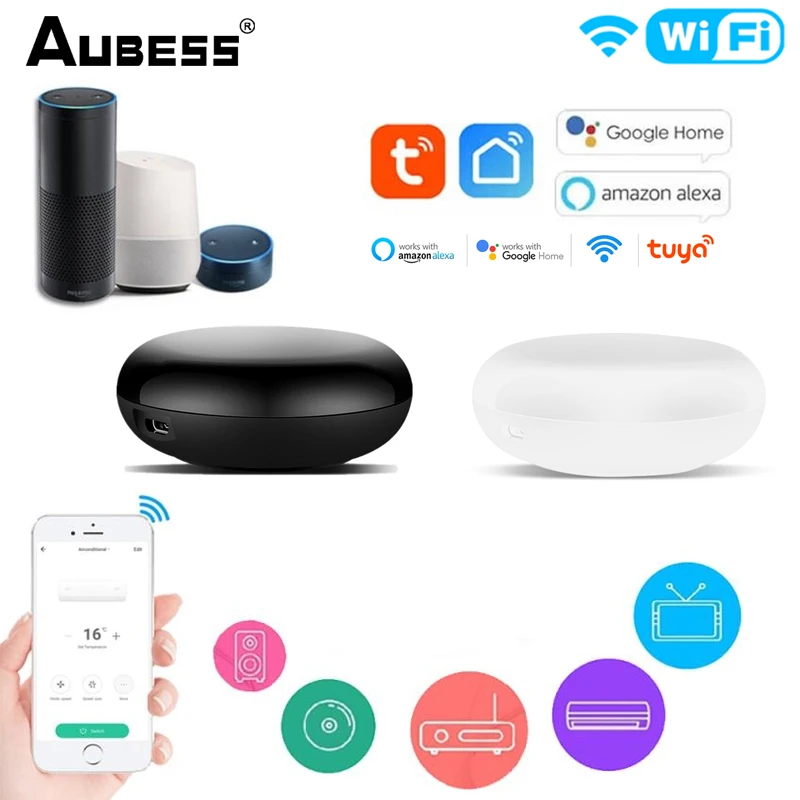 Tuya WiFi IR Control Hub Smart Home Blaster Infrared Wireless Remote Control Via Tuya Smart Life APP Work With Alexa Google Home