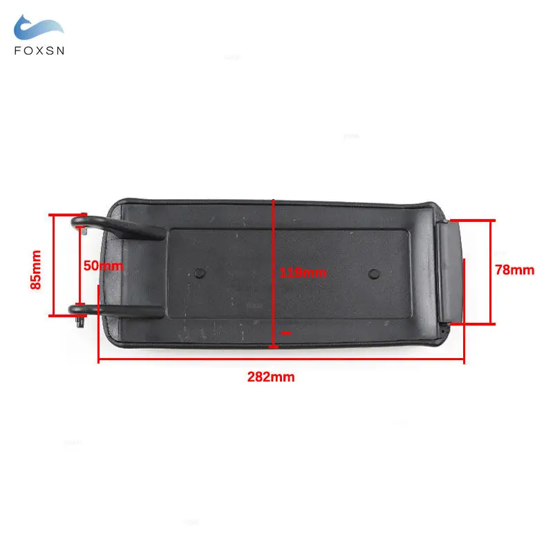 Artificial Leather+ABS Plastic Center Console Armrest Storage Box Cover Pad Shell For Audi A4 S4 B6 B7 2002-2008 A6 C5 1999-2005 view 4