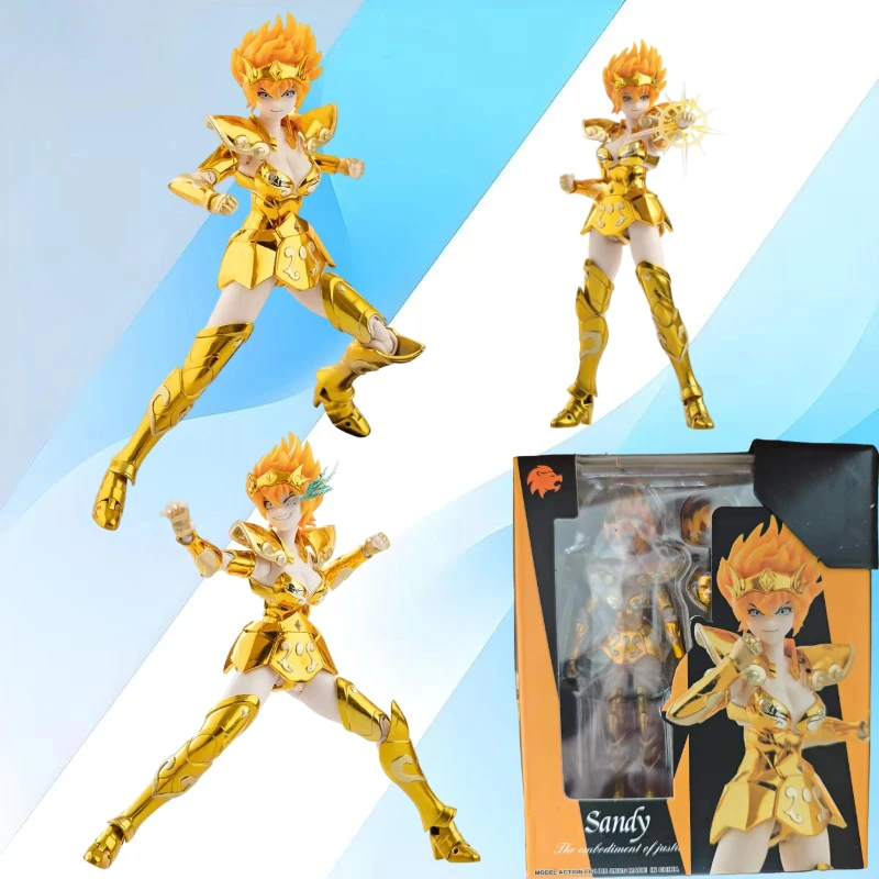 

In Stock, Large Toys/GT Saint Seiya Myth Cloth EX Leo Aiolia Female Saint Warrior Figure