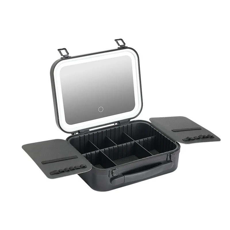 

Makeup Portable LED Light Cosmetic Case with Mirror Large Capacity Storage Box