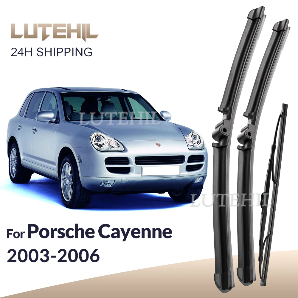 

Wiper Front Rear Wiper Blades Kit Set For Porsche Cayenne 2003 2004 2005 2006 Windshield Windscreen 26"26"14"