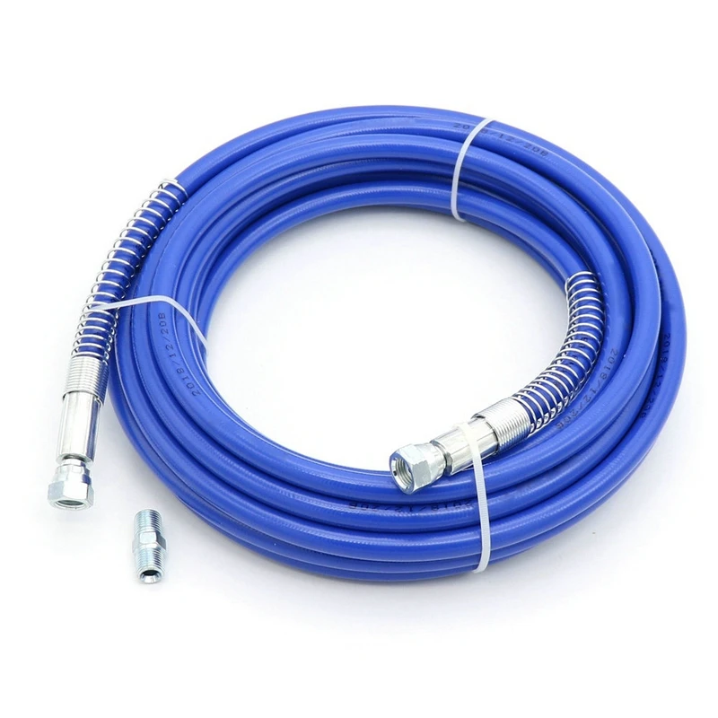 15m Airless Paint Spray Hose Tube Pipe 5000PSI Sprayer Fiber Tube For Sprayer Gun