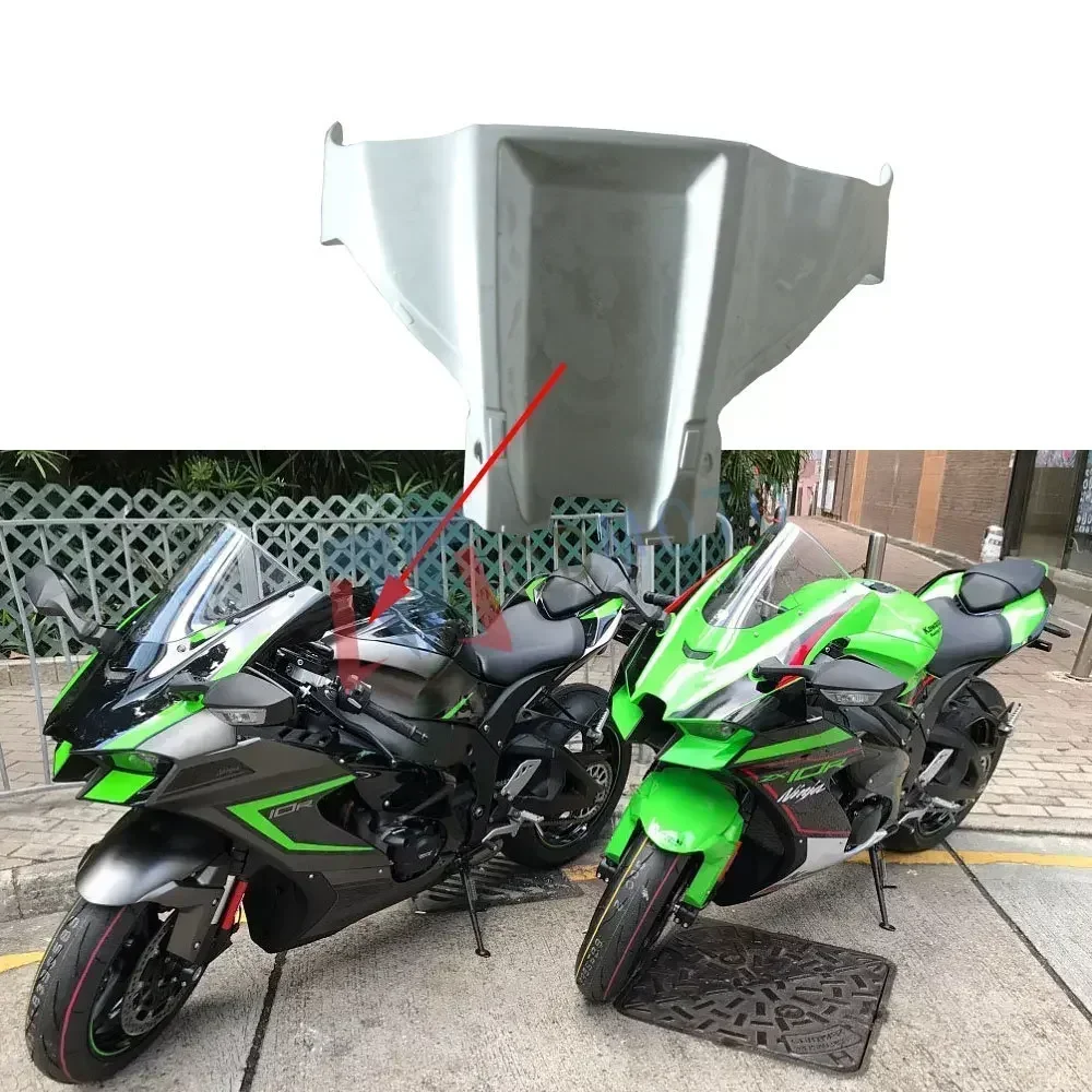 For Kawasiki ZX-10R 2021 2022  Motorcycle Unpainted Fuel Tank Upper Cover ABS Injection Fairing