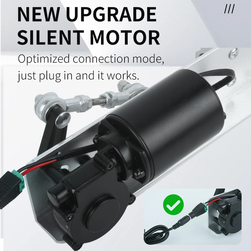 Motore lineare a ciclo alternativo DC24V con regolatore di velocità Motore silenzioso telescopico regolabile Installazione semplice