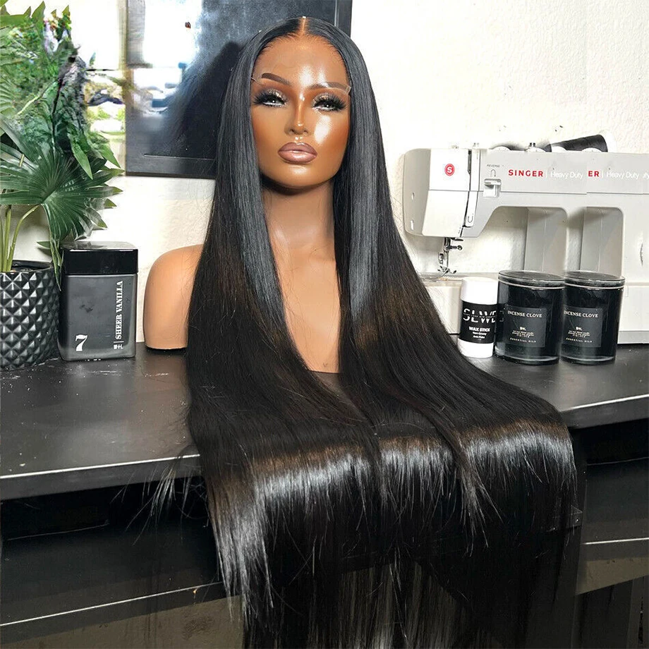 Straight Human Hair Lace Frontal Wig 13x4 13x6 Transparent Lace Front Wig Human Hair Wigs Glueless 4x4 Lace Closure Wig On Sale