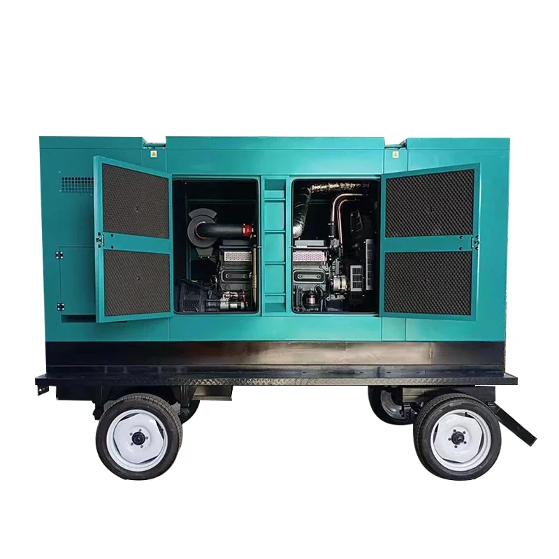 Trailer Type Diesel Generator 75kw Diesel Generator 80kva