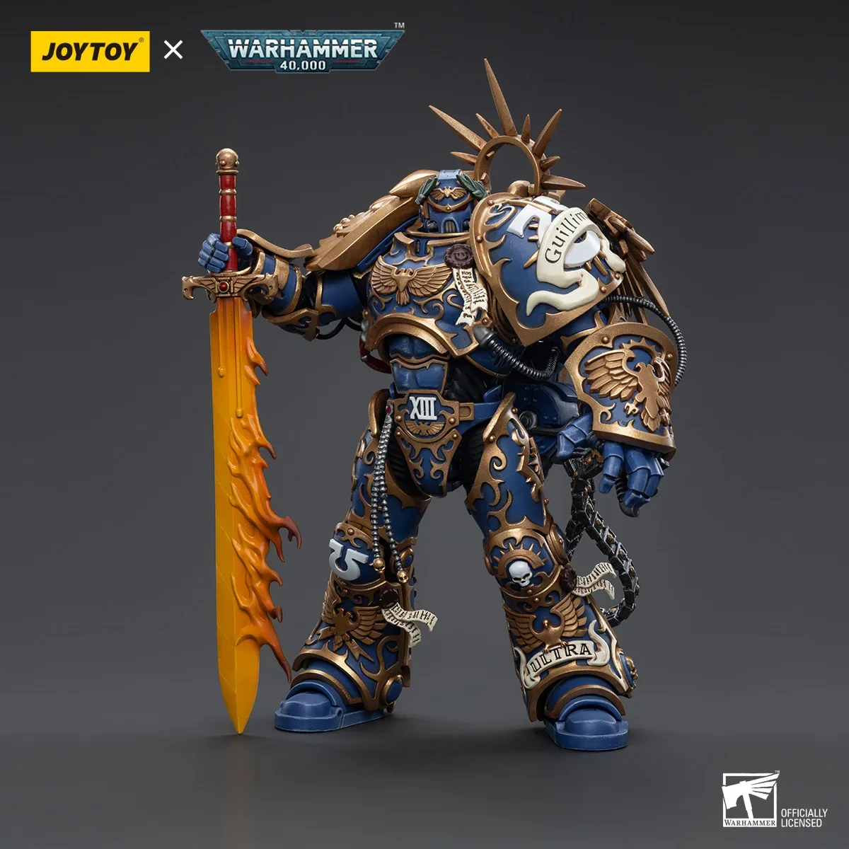 JOYTOY Warhammer 40k 1/18 Action Figures Anime 18.1cm Ultramarines Primarch Roboute Guilliman