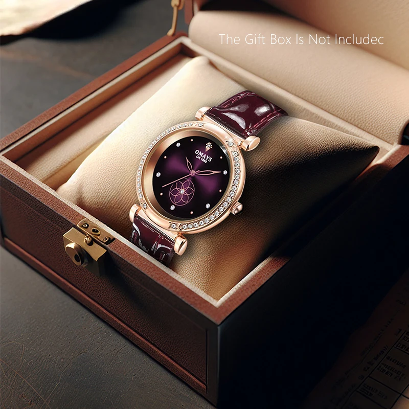 

1 piece women's purple Republic of China retro style quartz watch