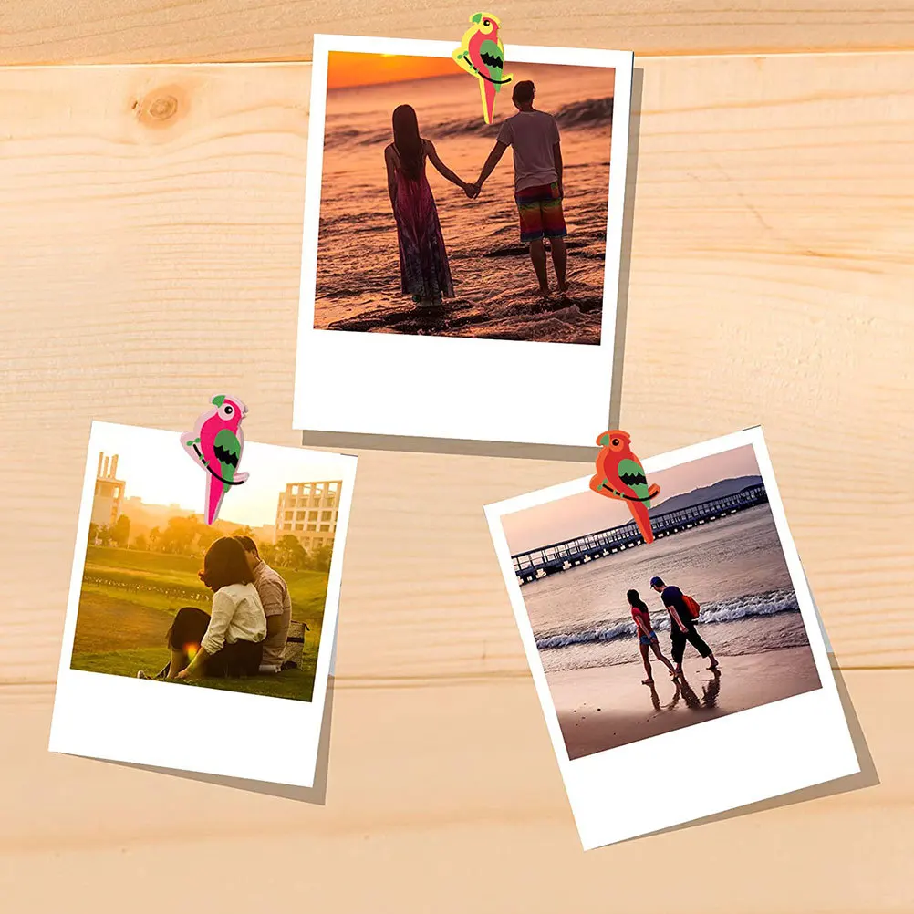 

30pcs Photo Wall Push Pins Bird Shaped Wooden Tacks For Cork Board Decorative Bulletin Board Accessories Cute Office Supplies