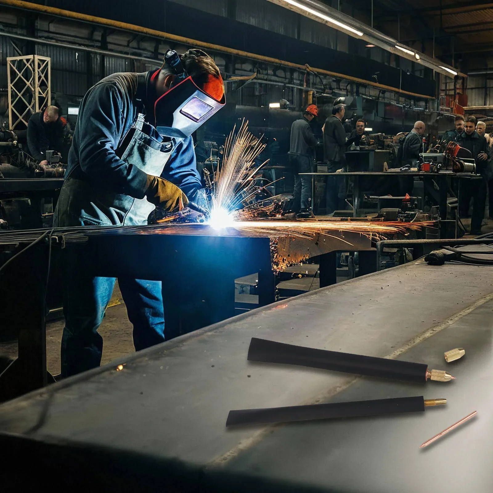 Copper Welding Tool Copper Core Welder Handheld Welding Tool User-friendly Design Versatile Compatibility Electrical Repairs